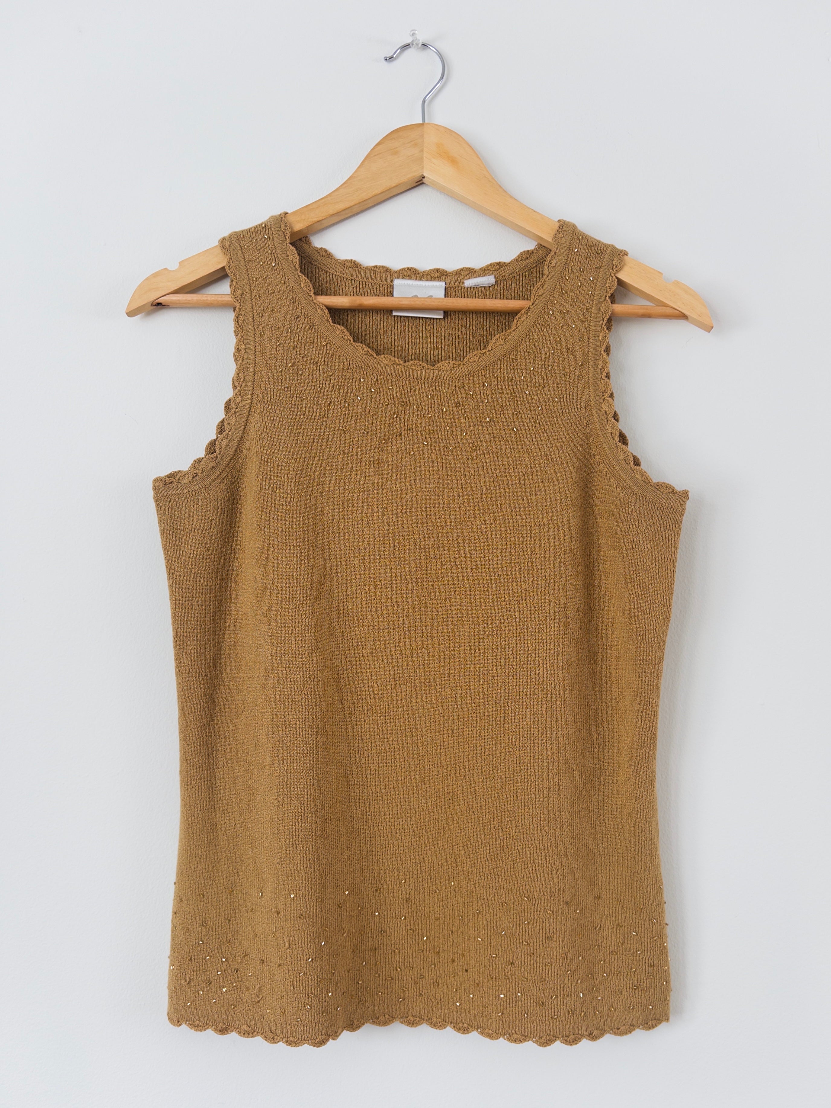 Beaded Knit Tank