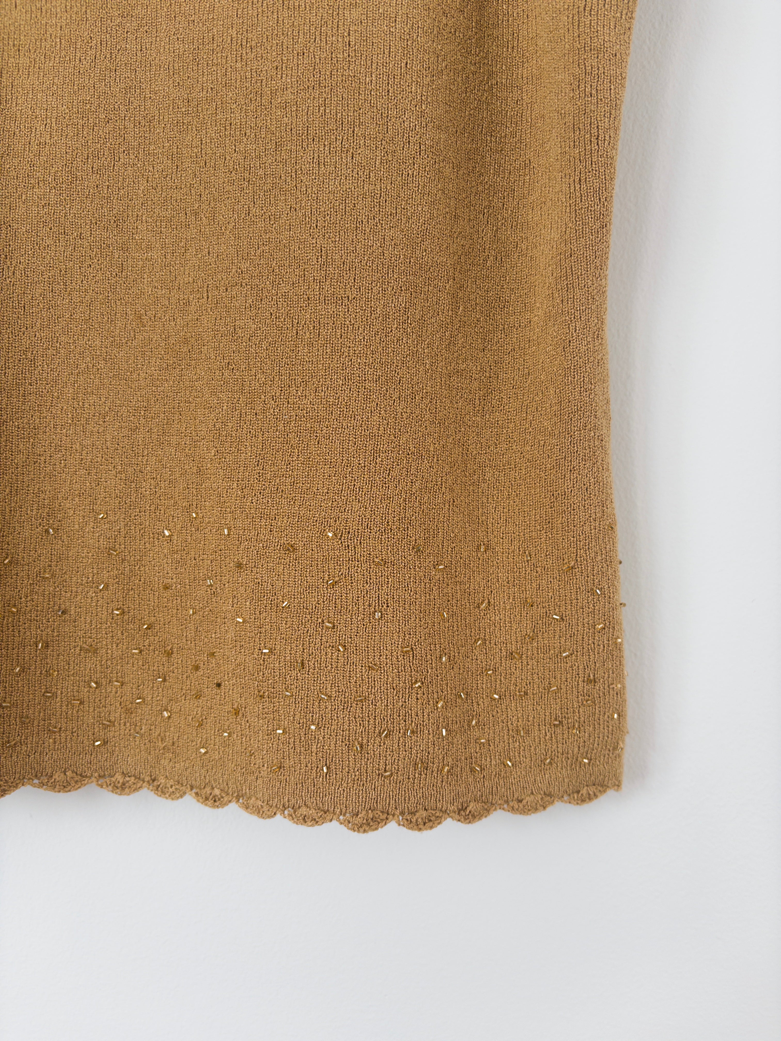 Beaded Knit Tank