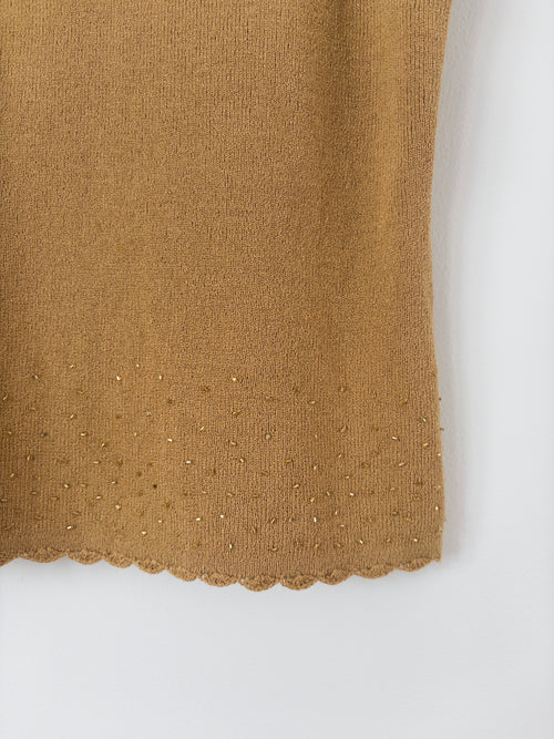 Beaded Knit Tank