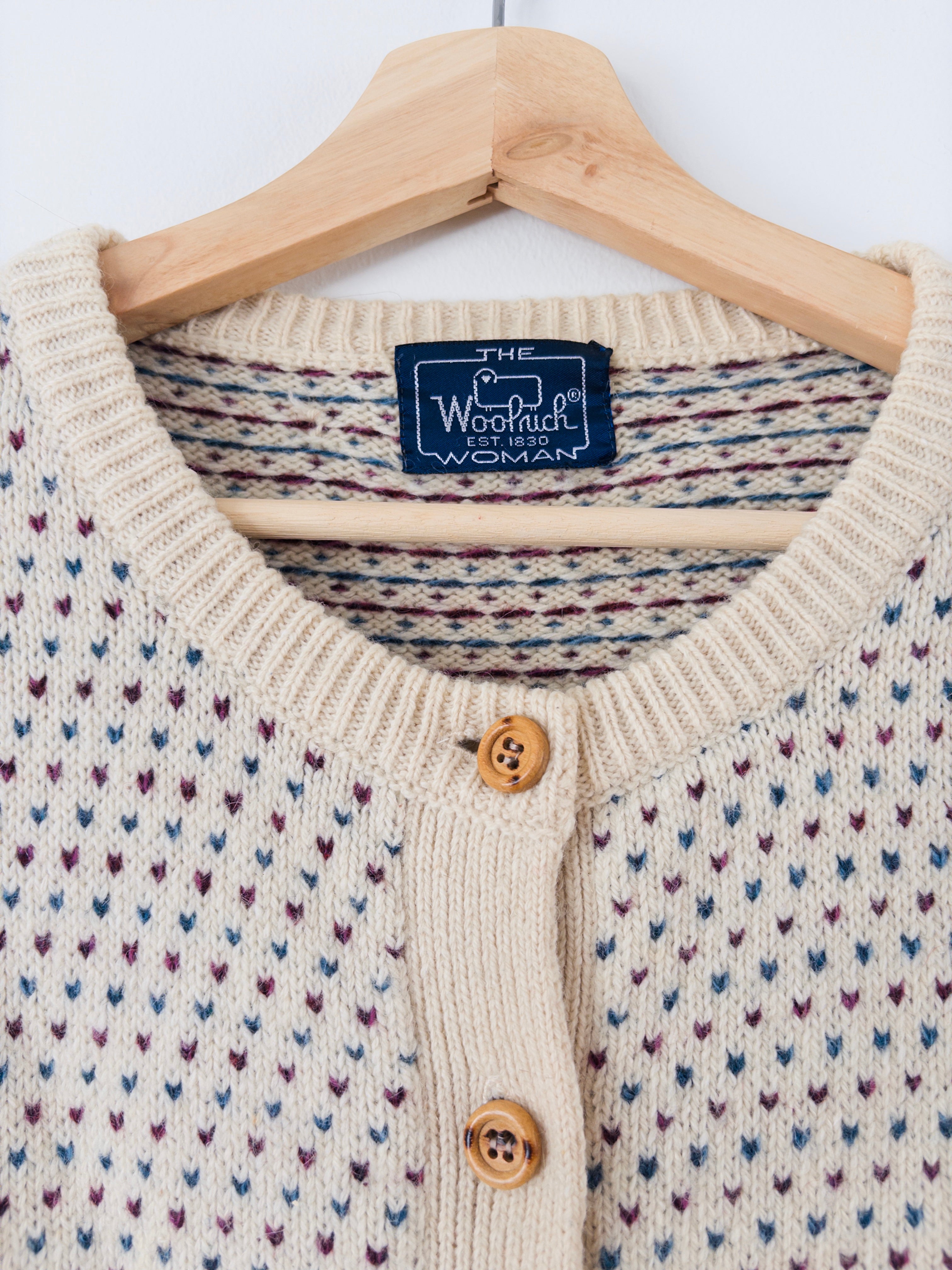 Cream Wool Cardigan