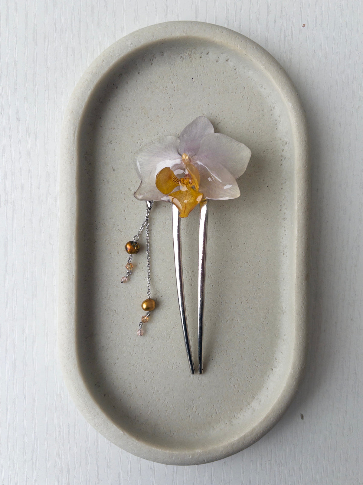 Orchid Hair Pin