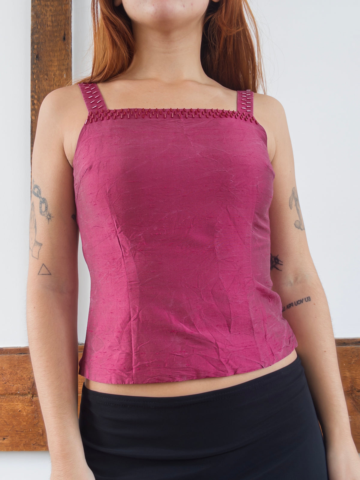Berry Silk Tank