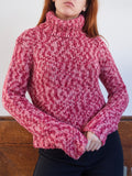 Pink Turtleneck
