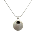 Black Onyx Circle Necklace