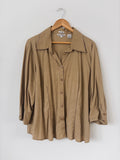 Contrast Stitch Button Down