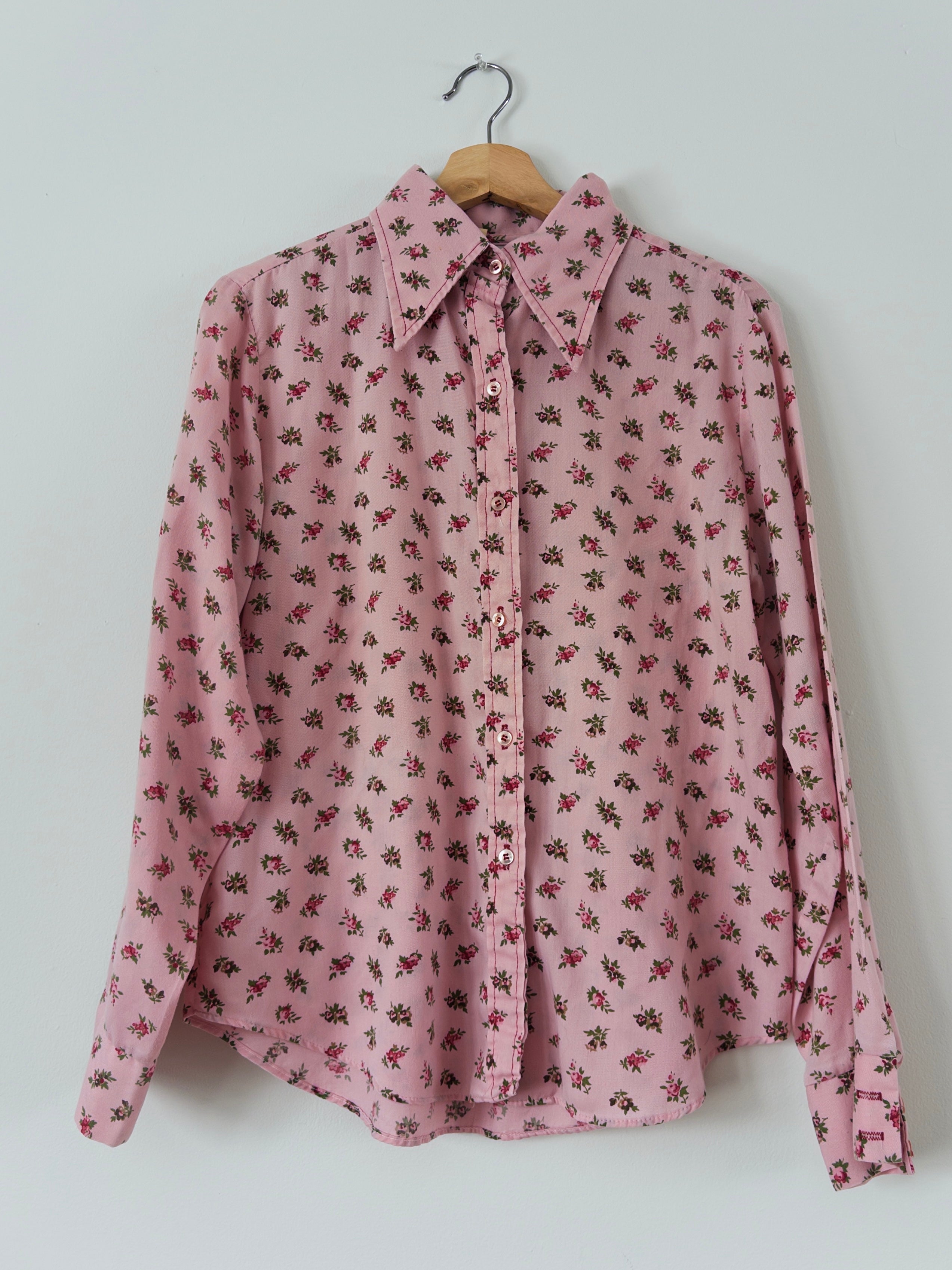 70s Flower Button Down