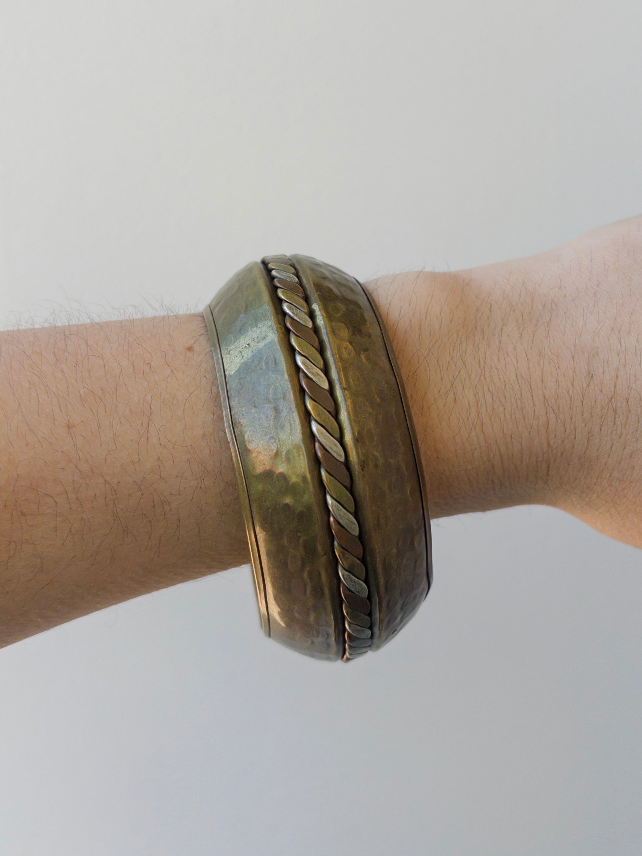 Brass Chunky Bangle