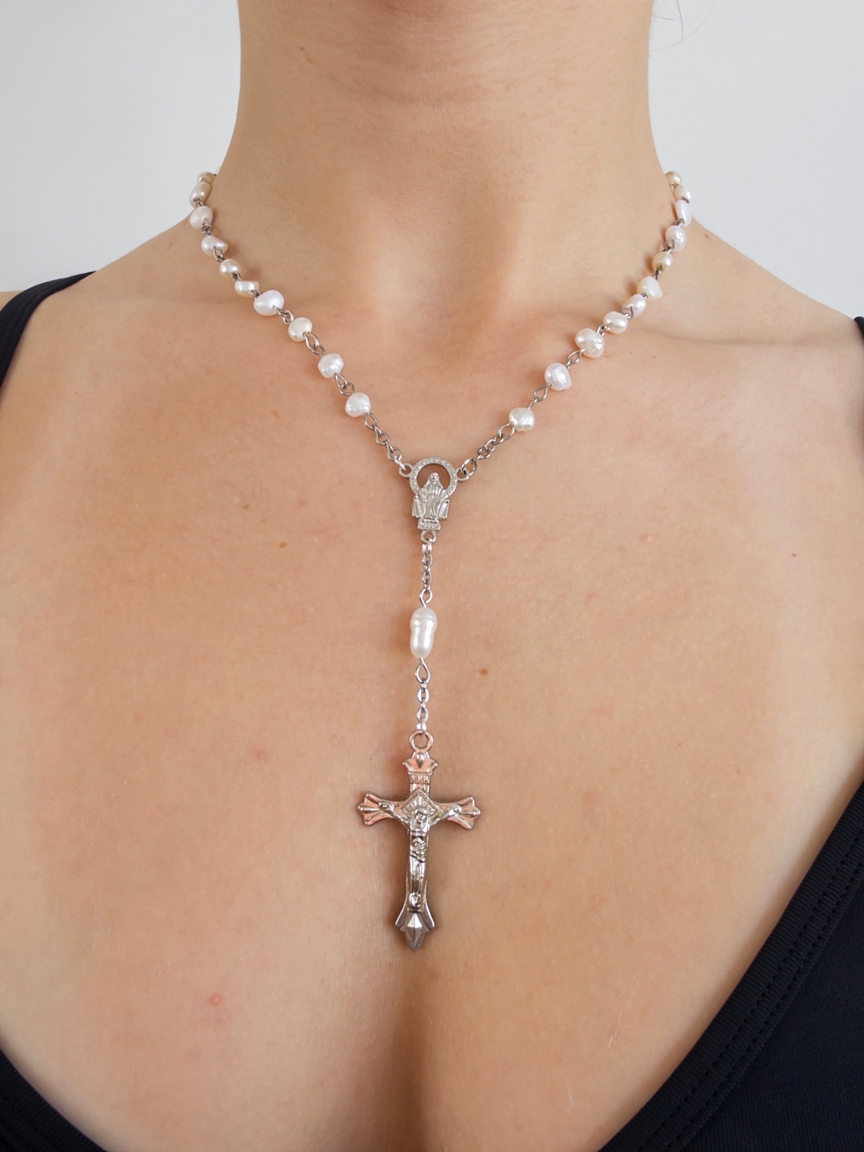 Freshwater Pearl Rosary