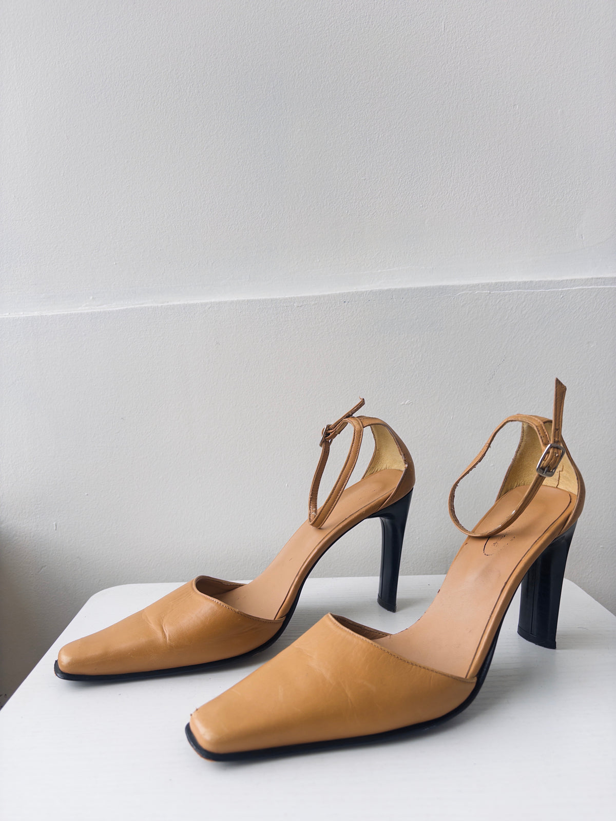 Brown Leather Heels
