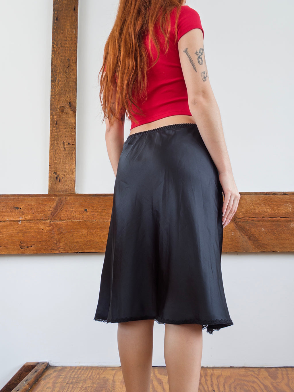 Midi Slip Skirt