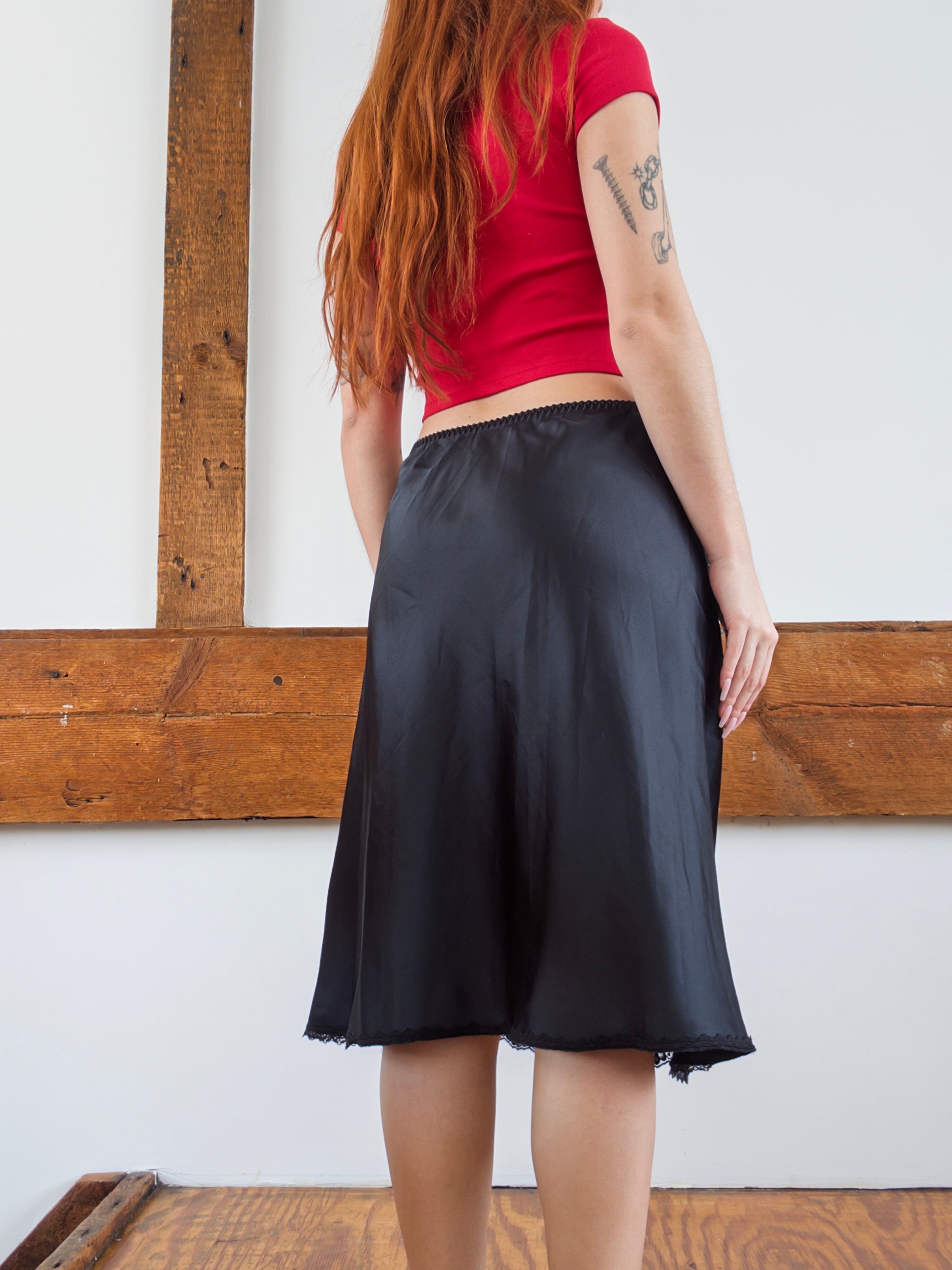 Midi Slip Skirt