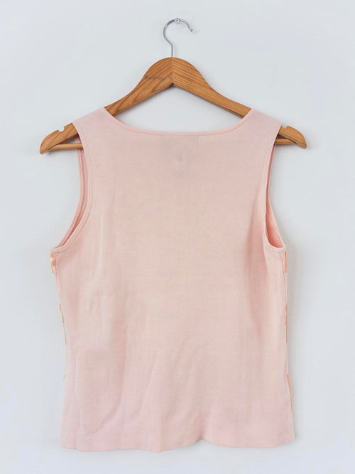 90s Pink Sequin Tank