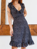 Polka Dot Ruffle Dress