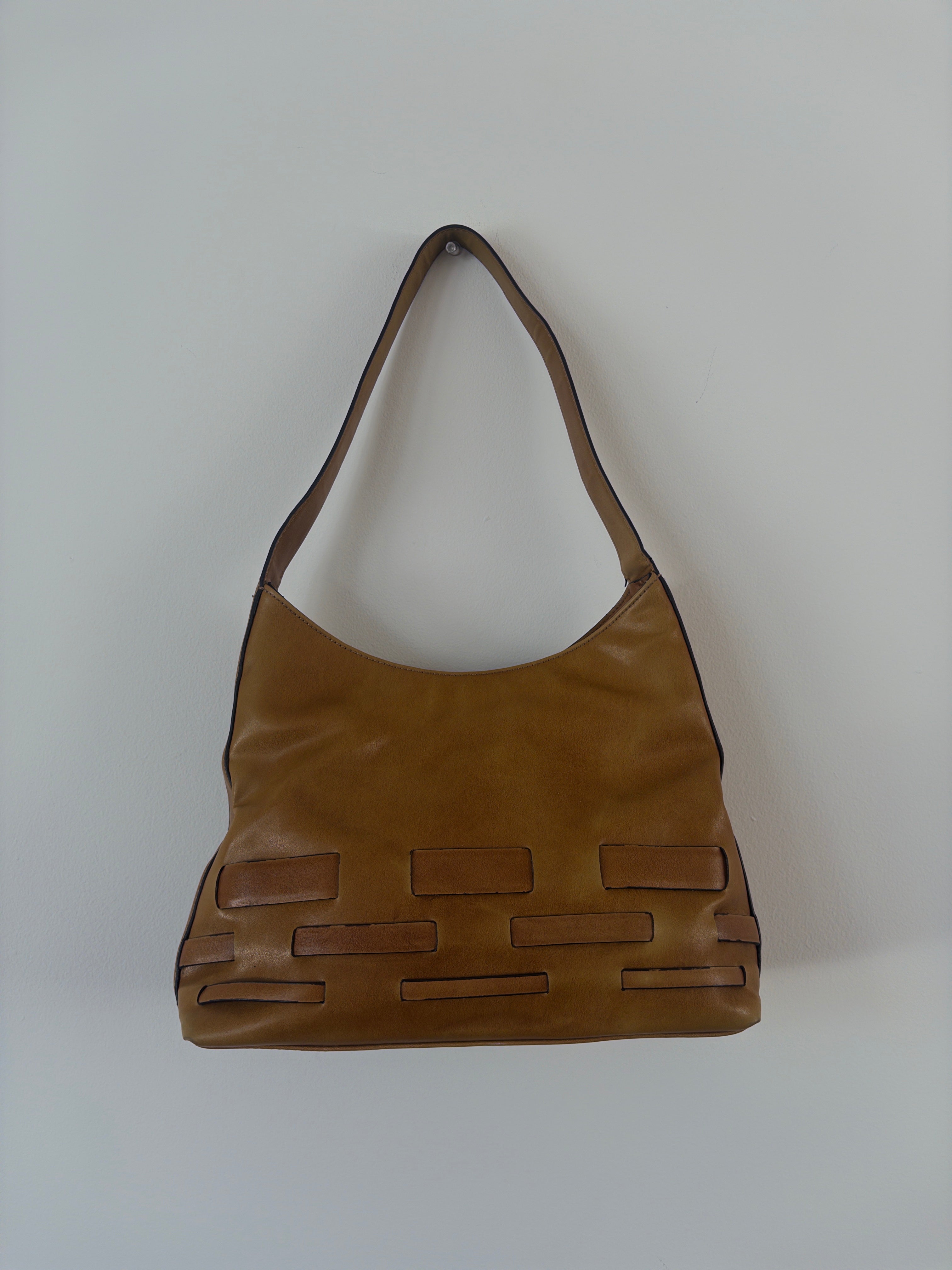 Brown Leather Shoulder Bag