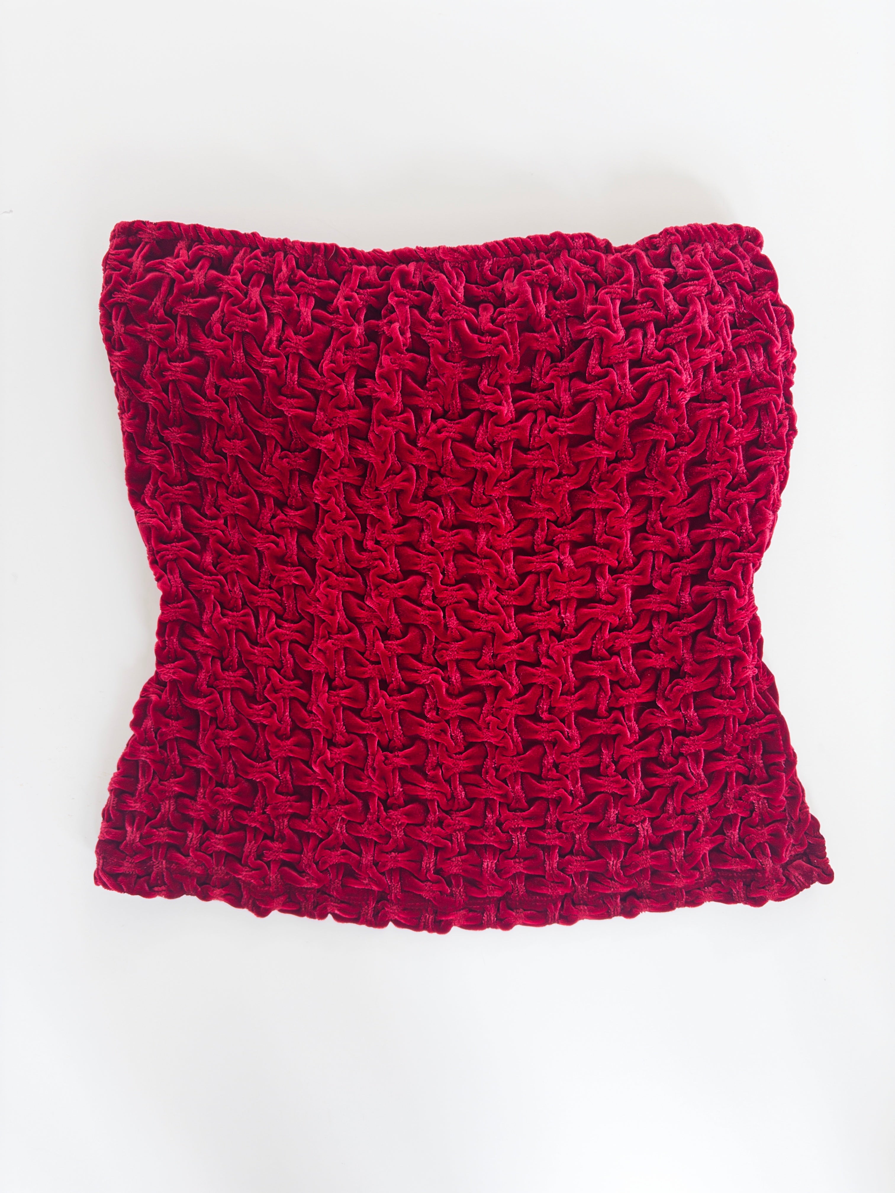 Moda Velvet Tube Top