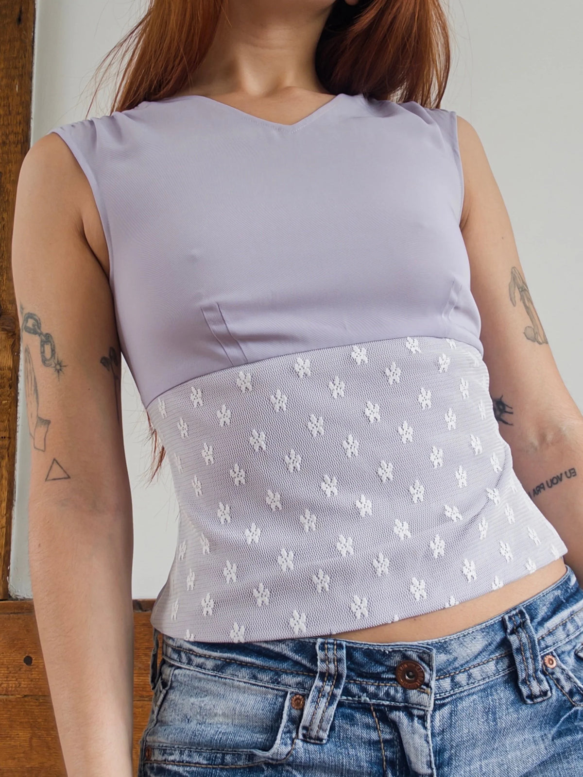Lilac Lace Top