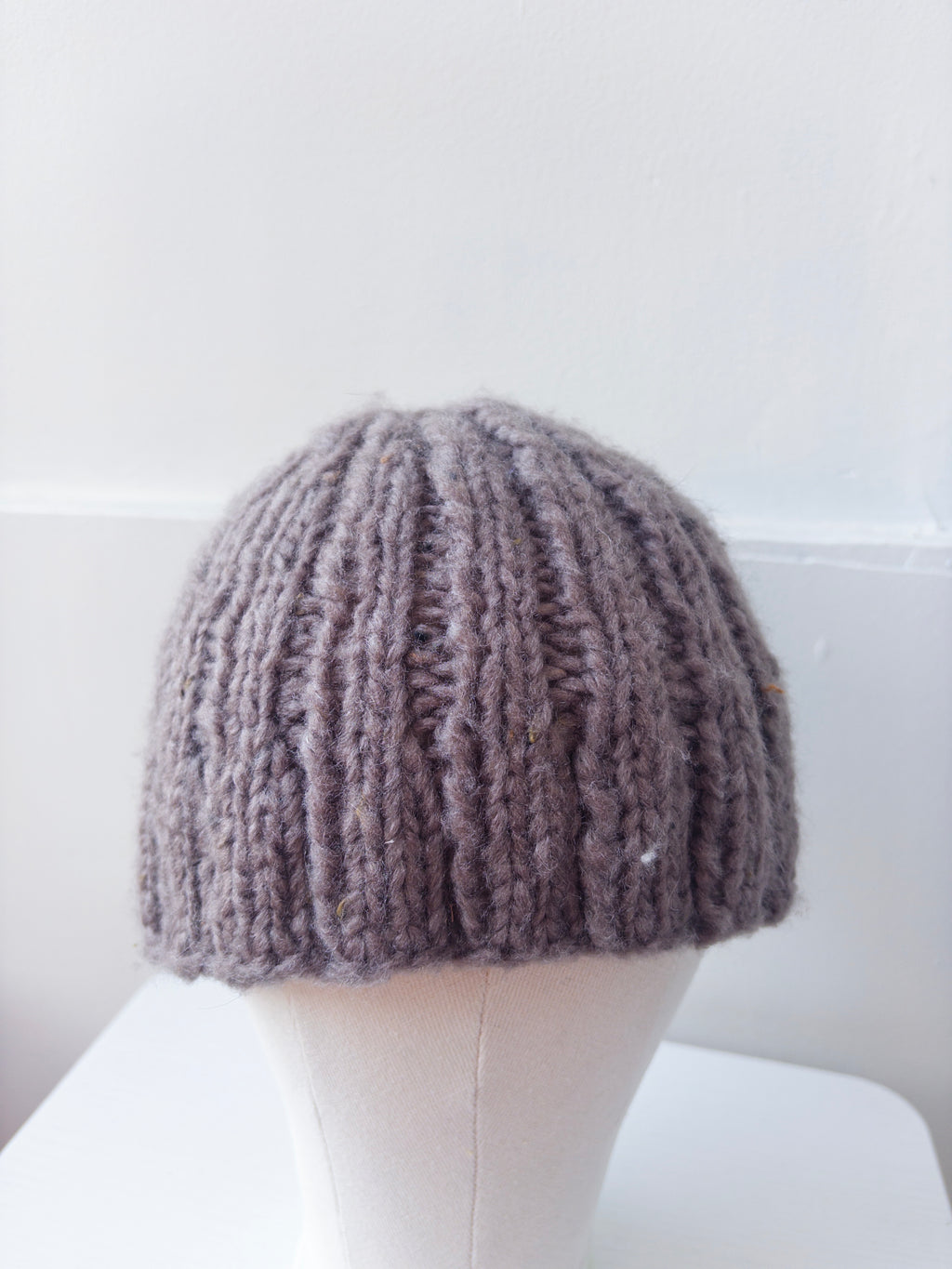 Brown Knit Beanie