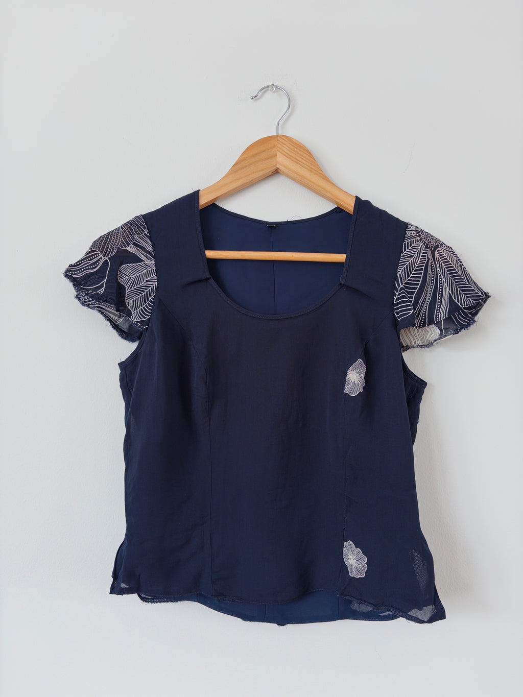 Ruffle Sleeve Blouse