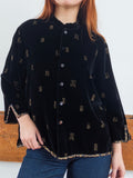 Velvet Shirt Jacket
