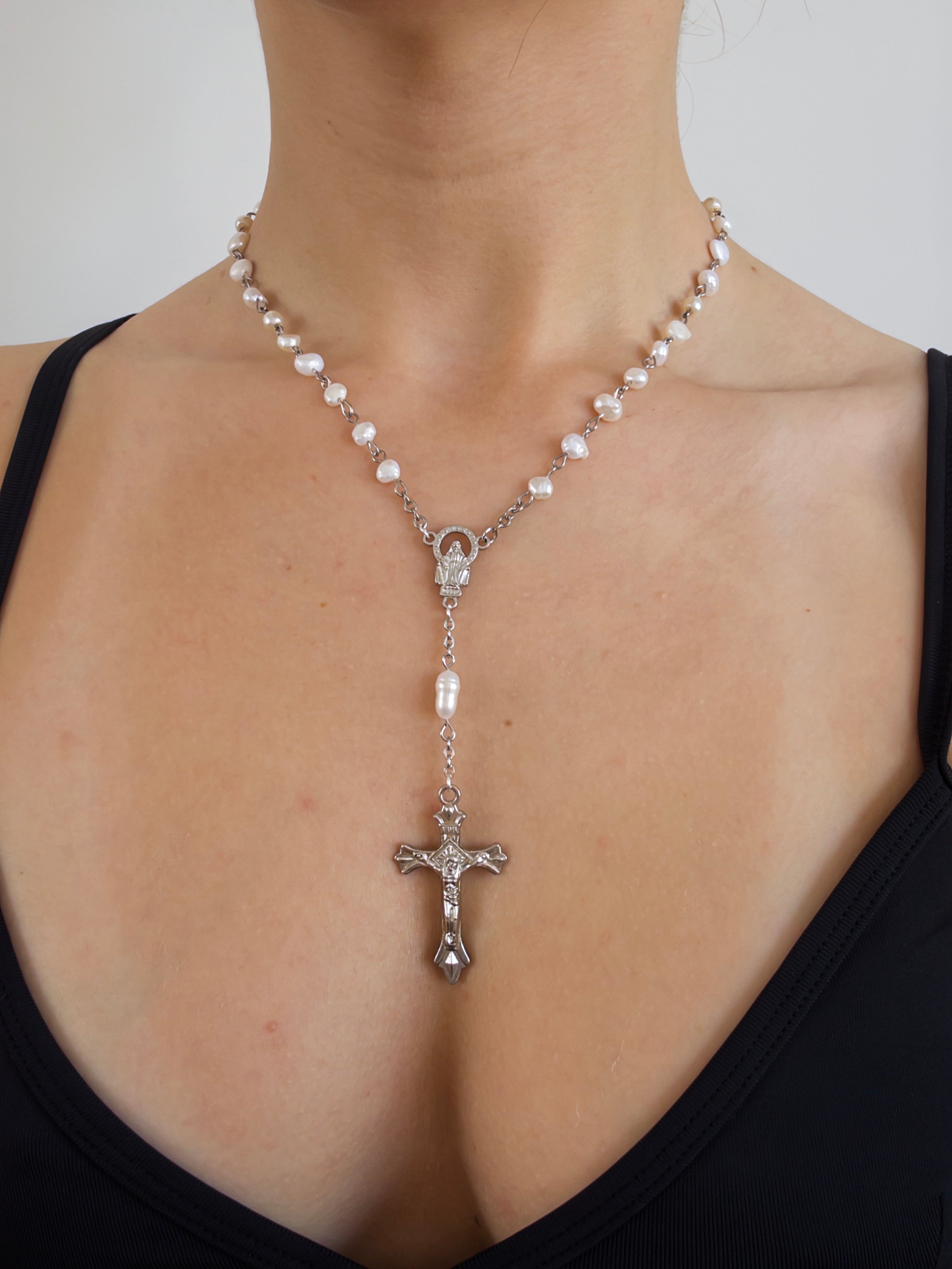 Freshwater Pearl Rosary