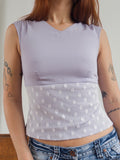Lilac Lace Top