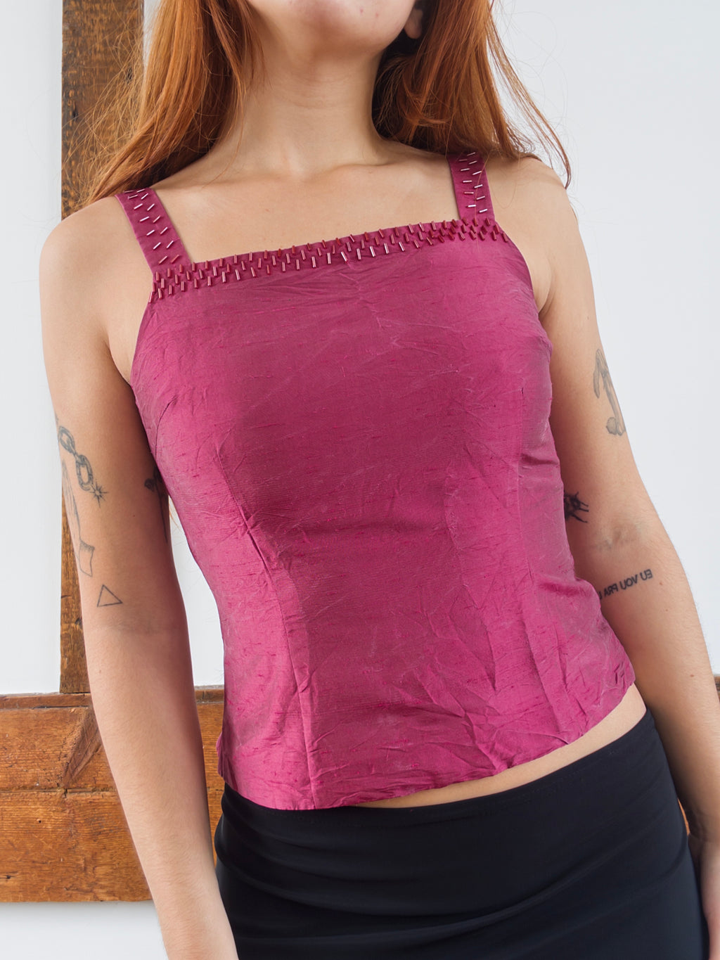 Berry Silk Tank