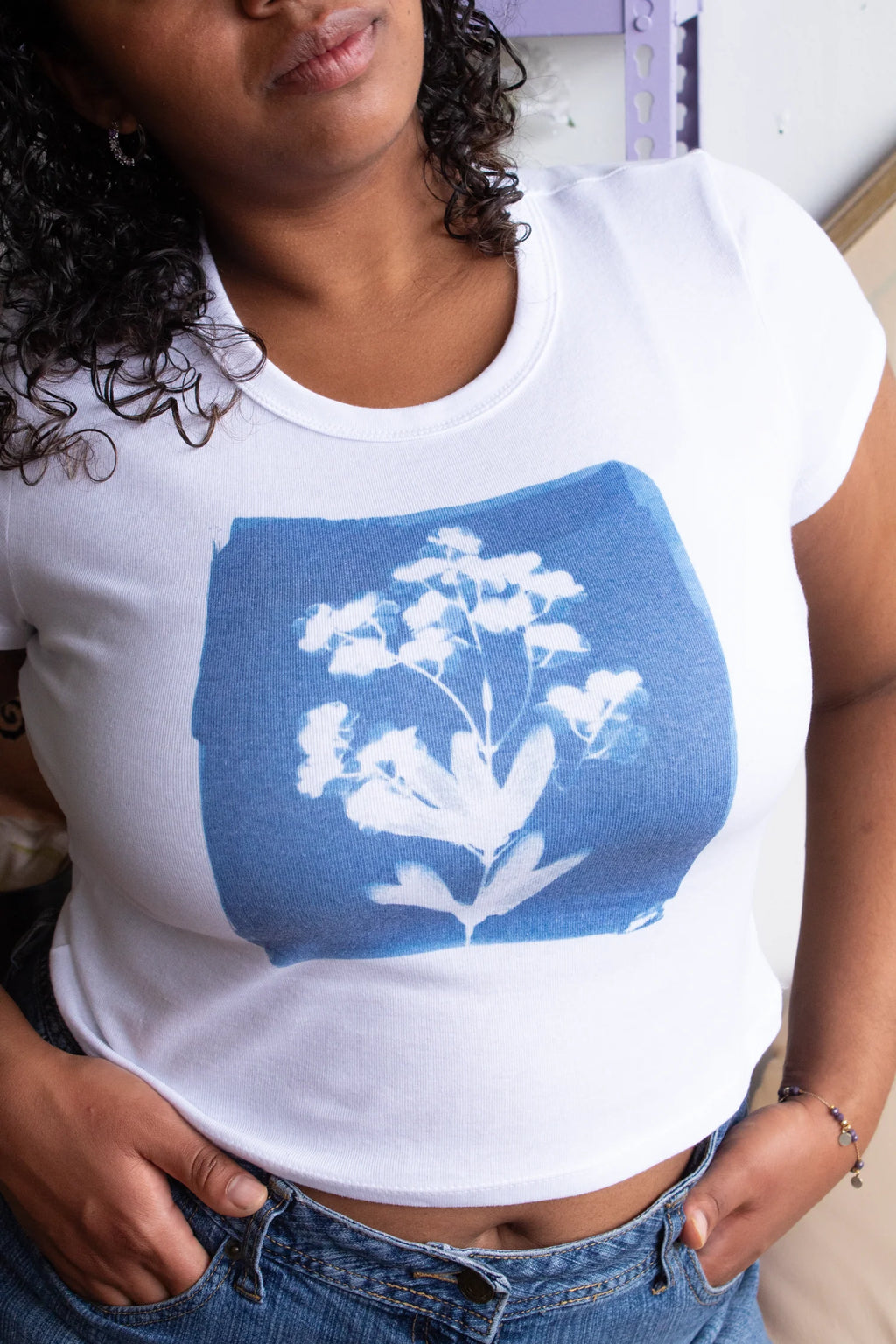 Cyanotype Baby Tee
