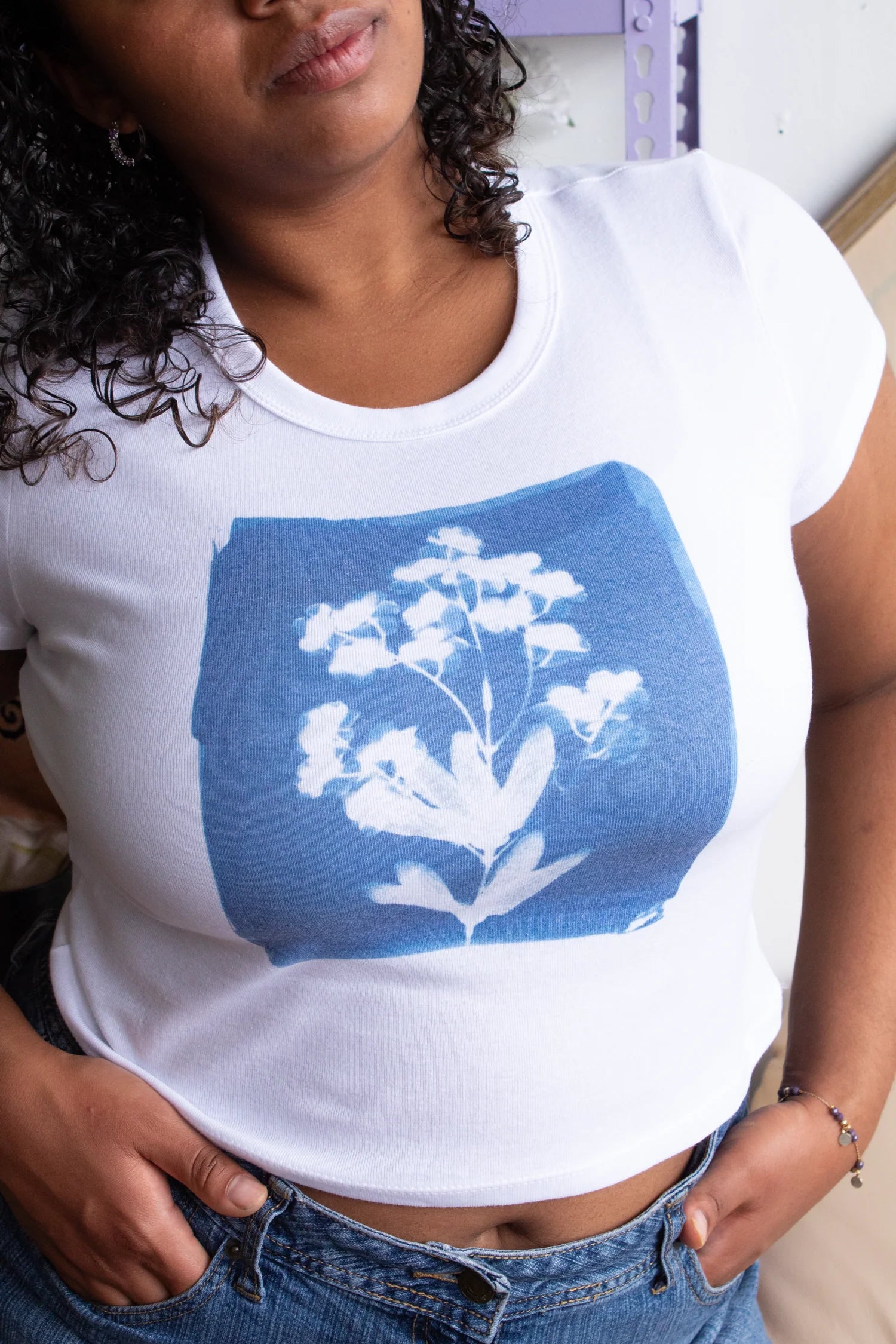 Cyanotype Baby Tee