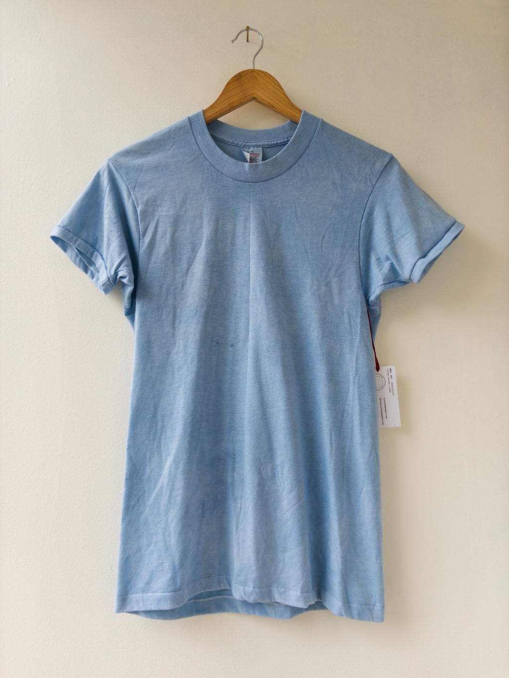 Indigo Dyed Single Stitch Tee