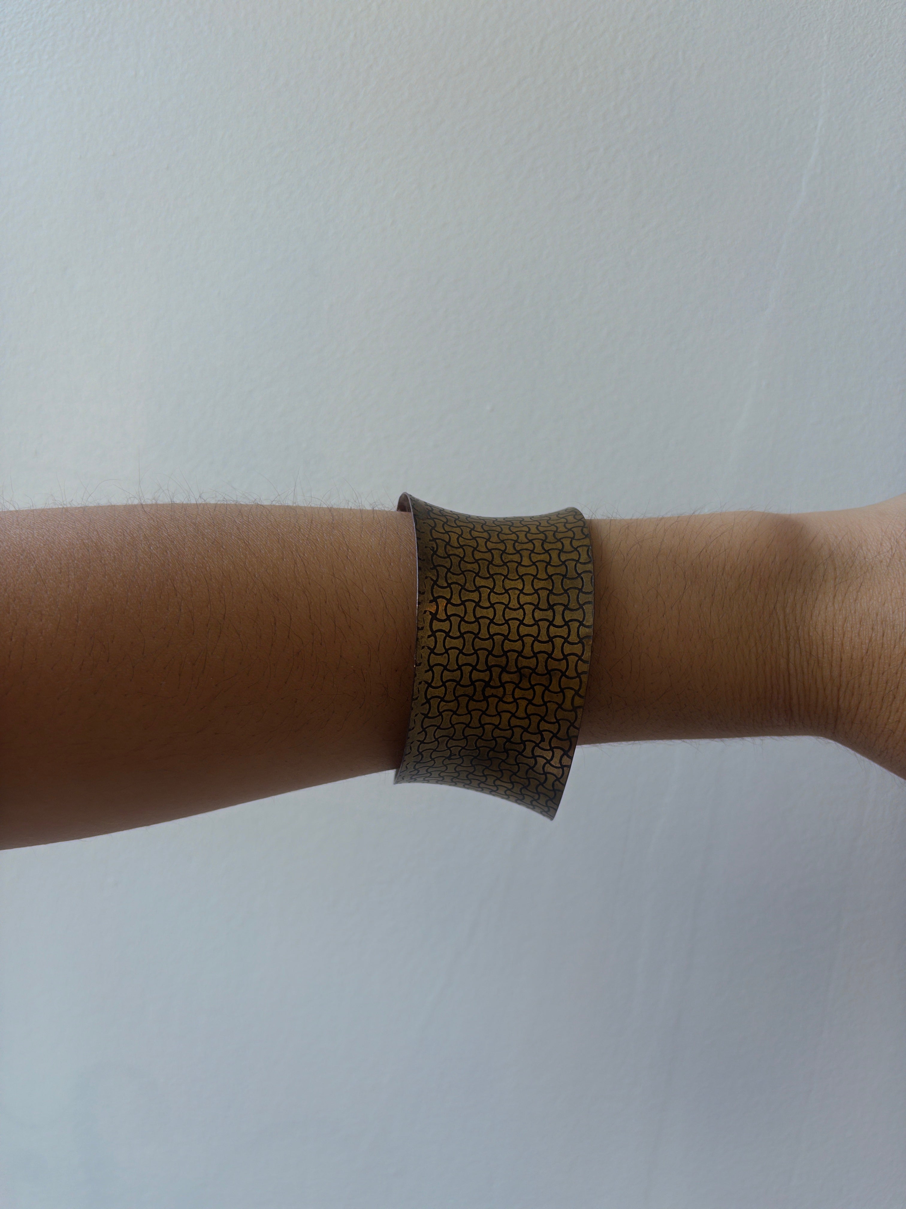 Etched Brass Cuff