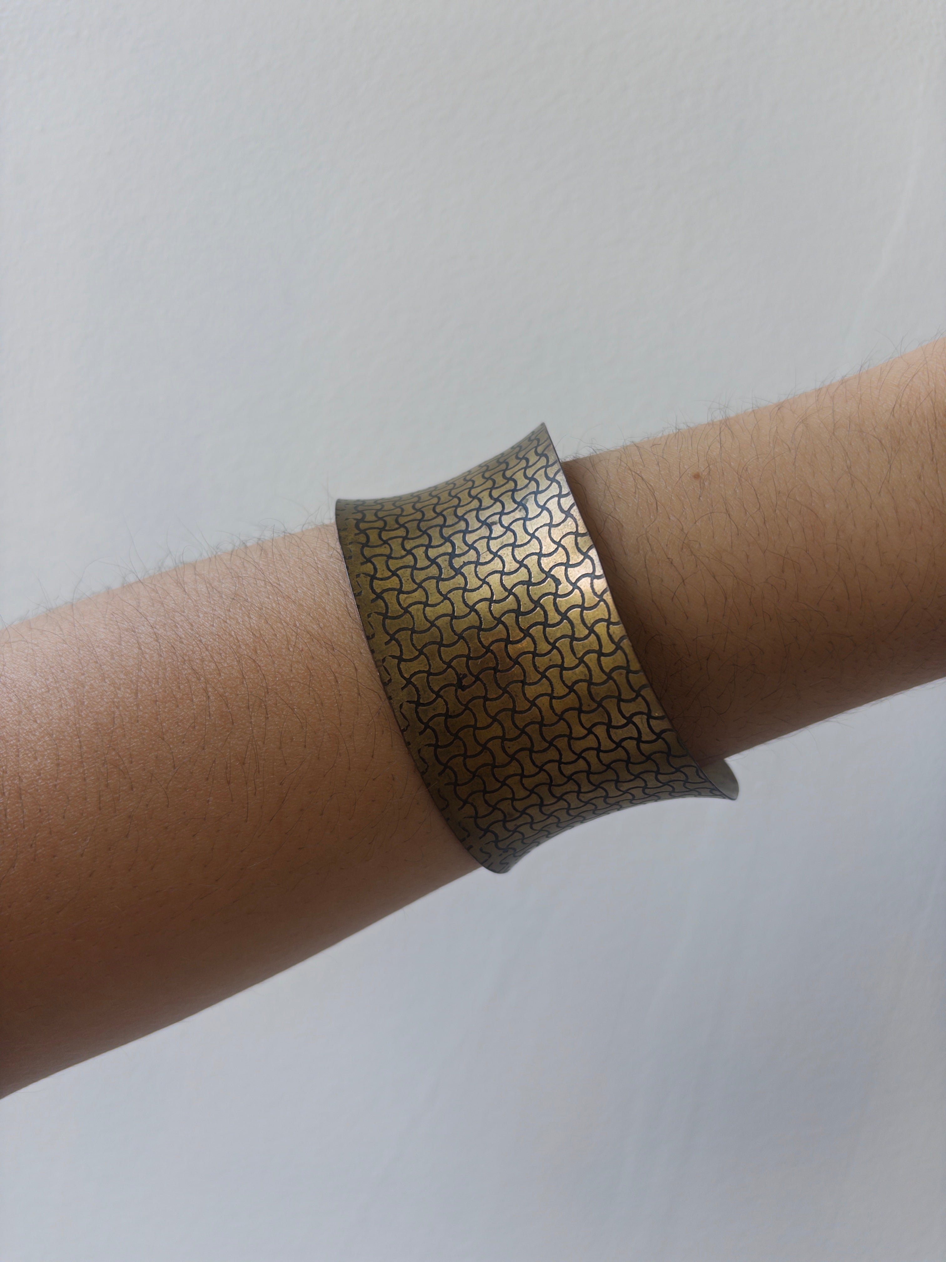 Etched Brass Cuff