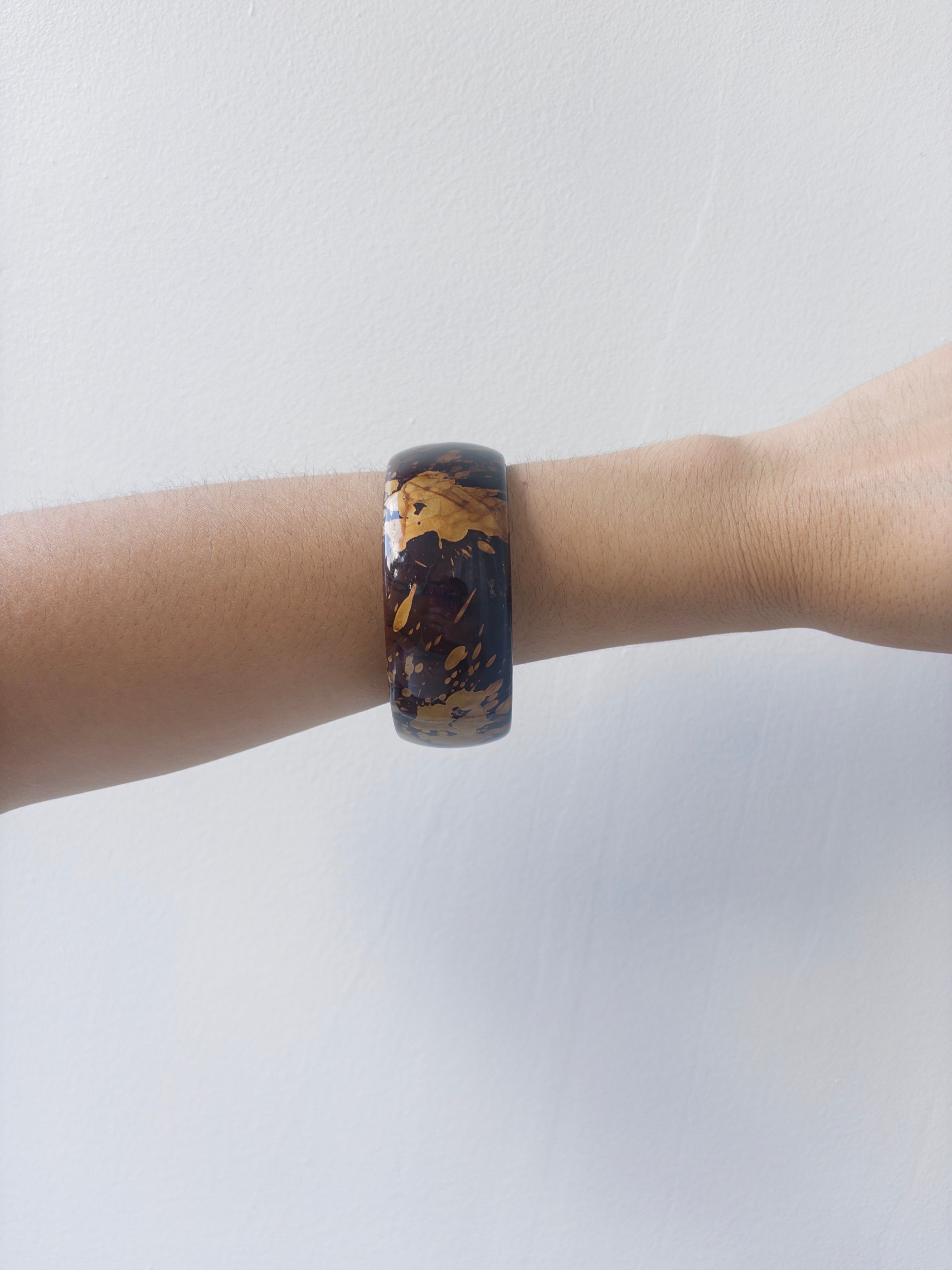 Acrylic Splatter Bangle