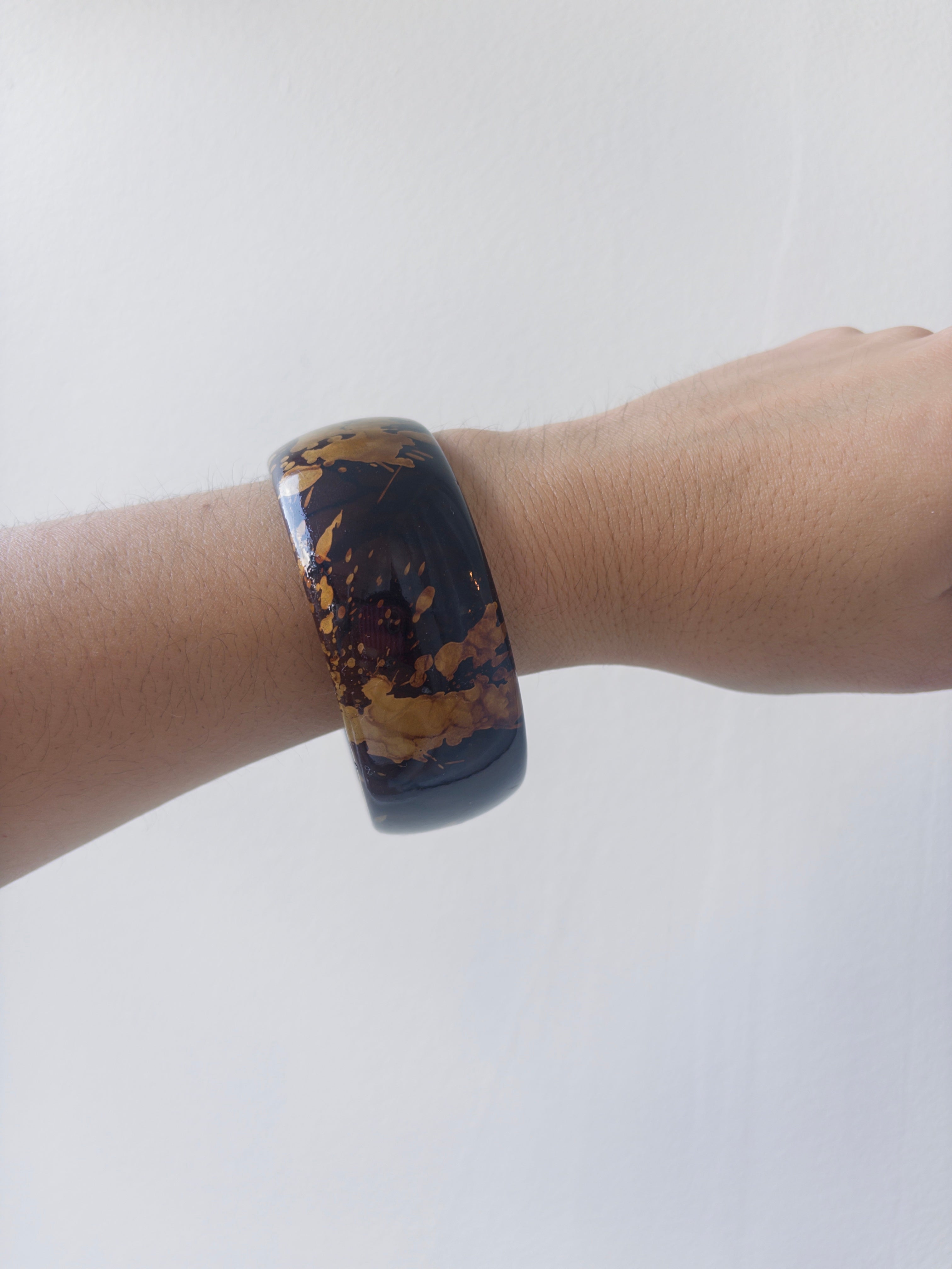 Acrylic Splatter Bangle