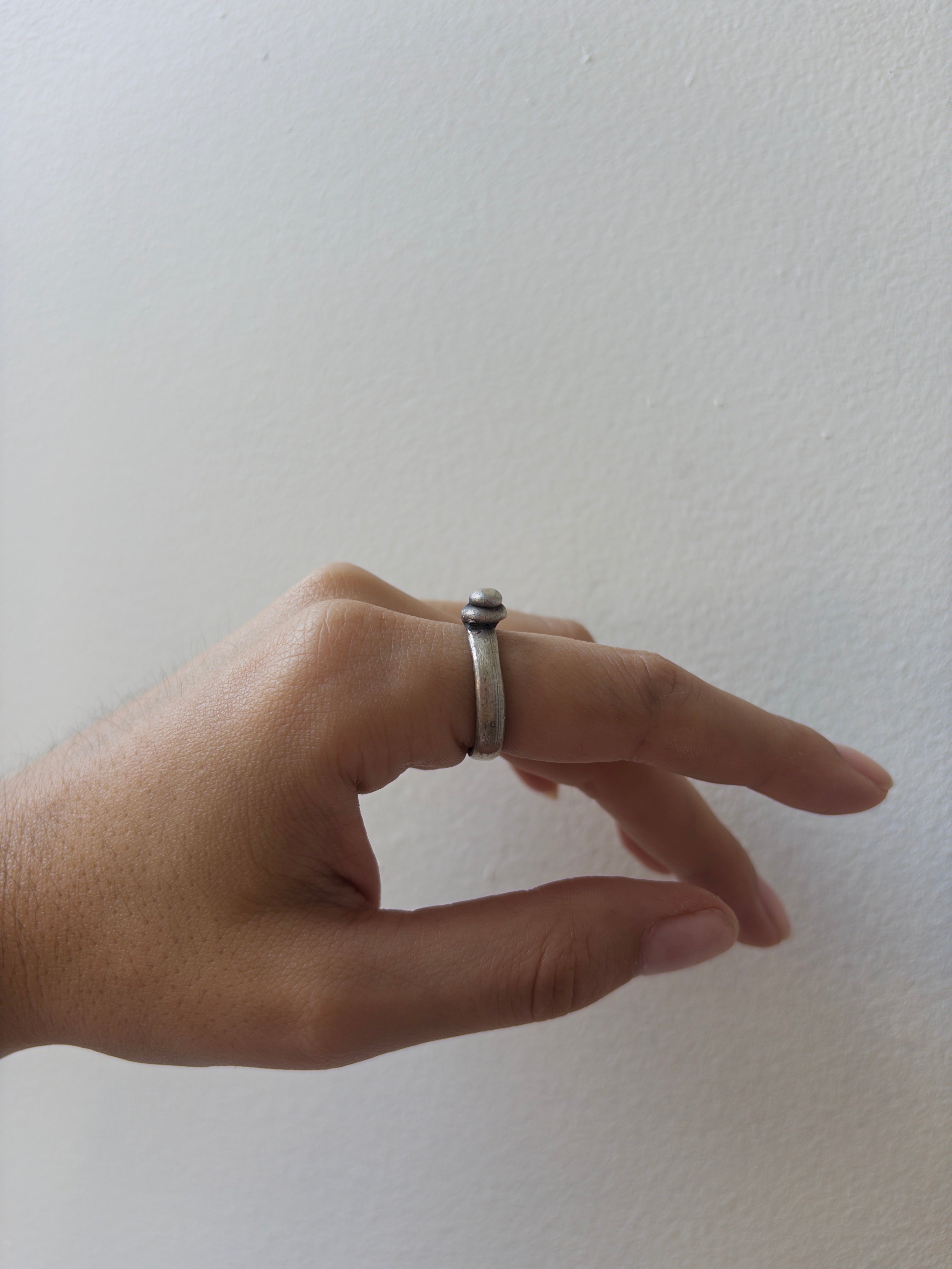 Silver Dot Ring