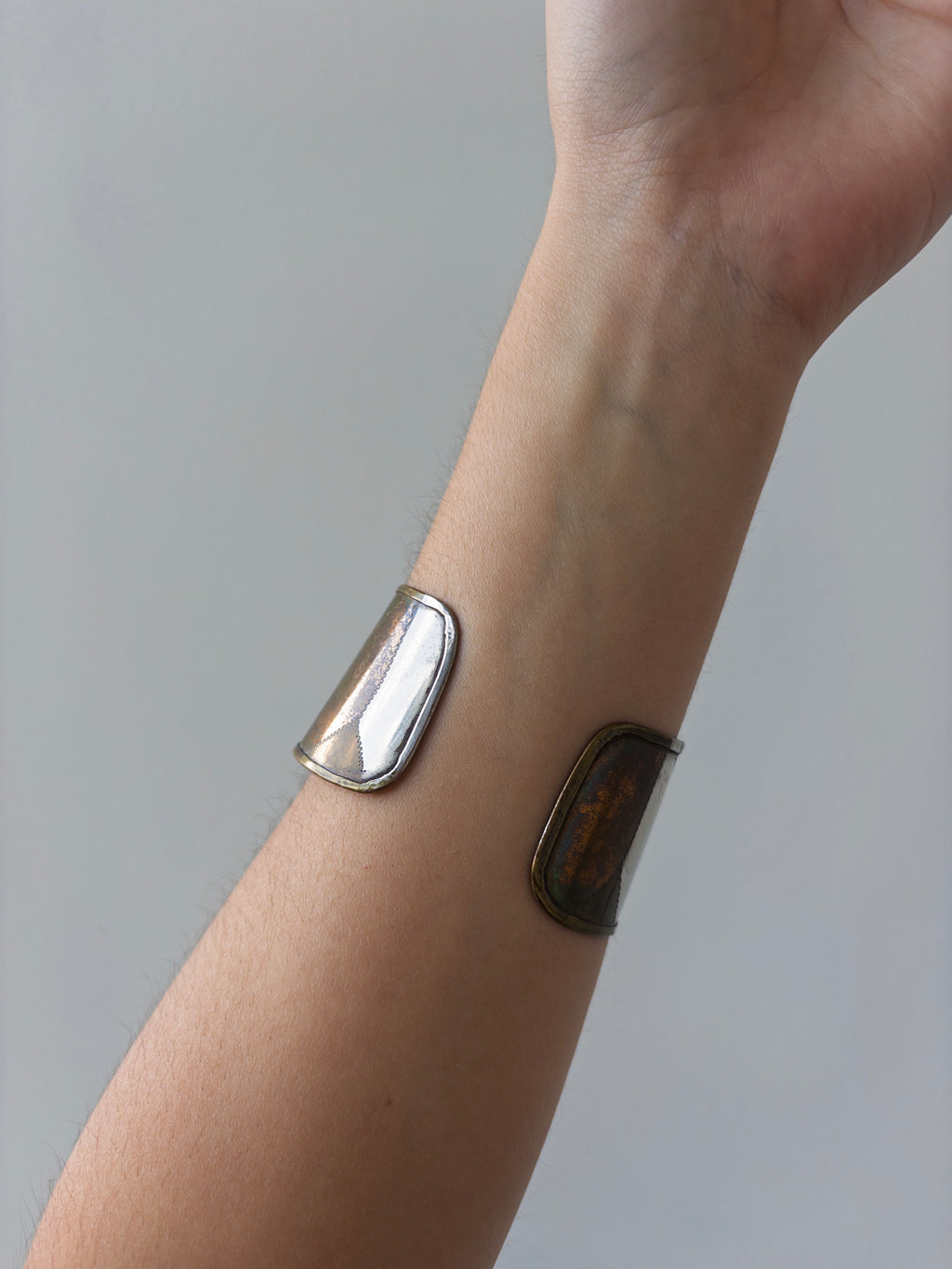 Silver & Brass Cuff