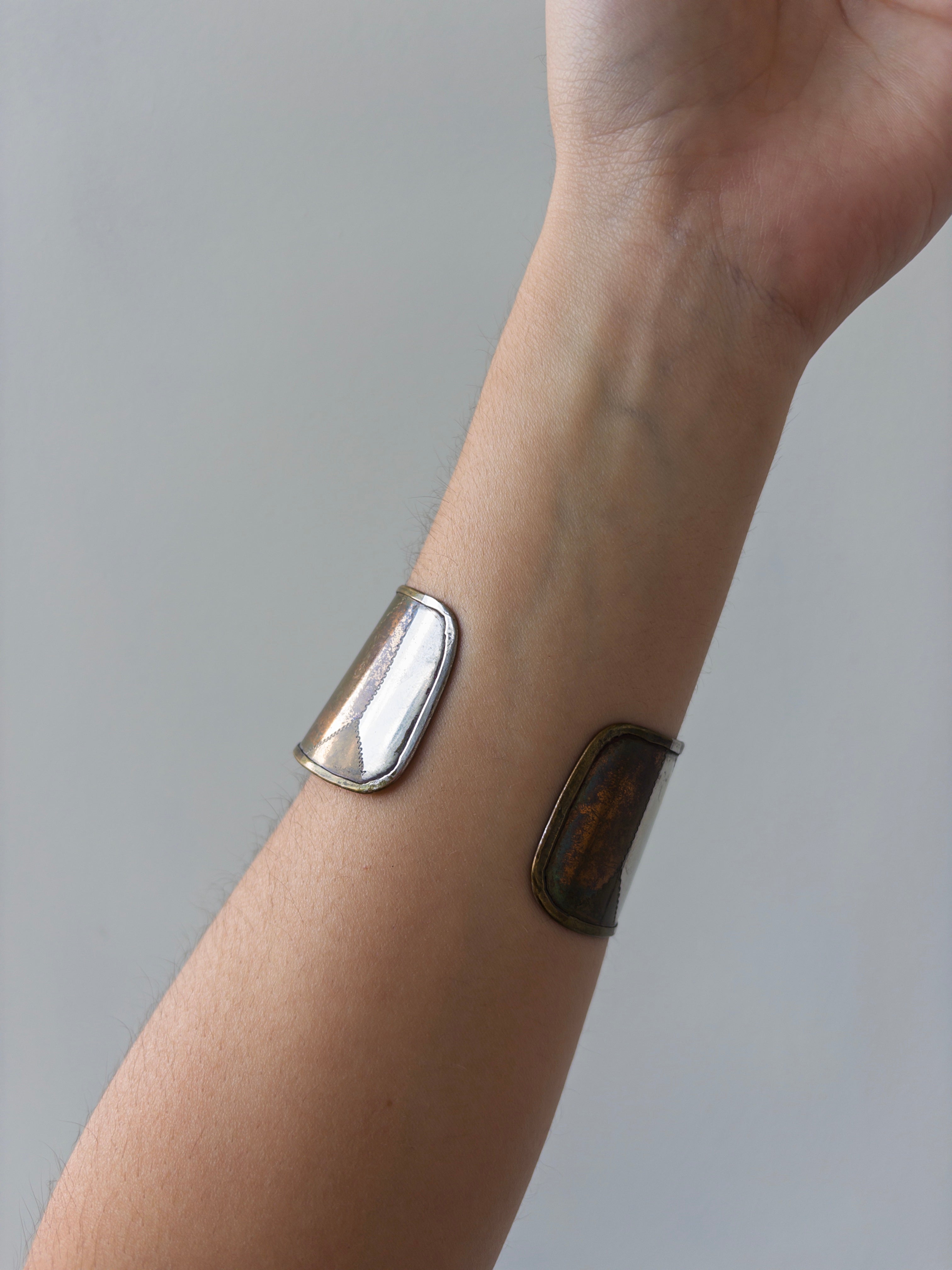 Silver & Brass Cuff