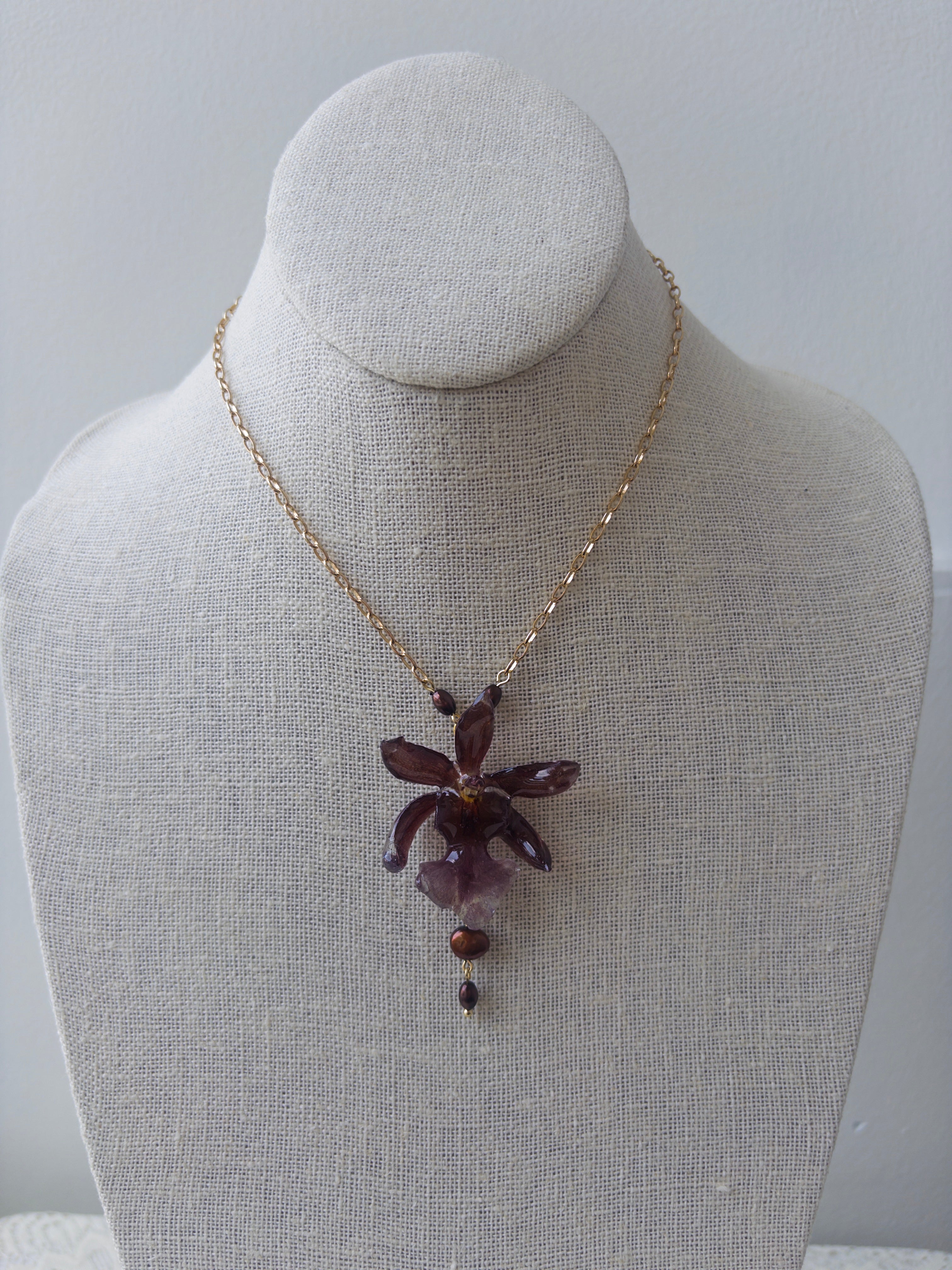 Orchid Necklace