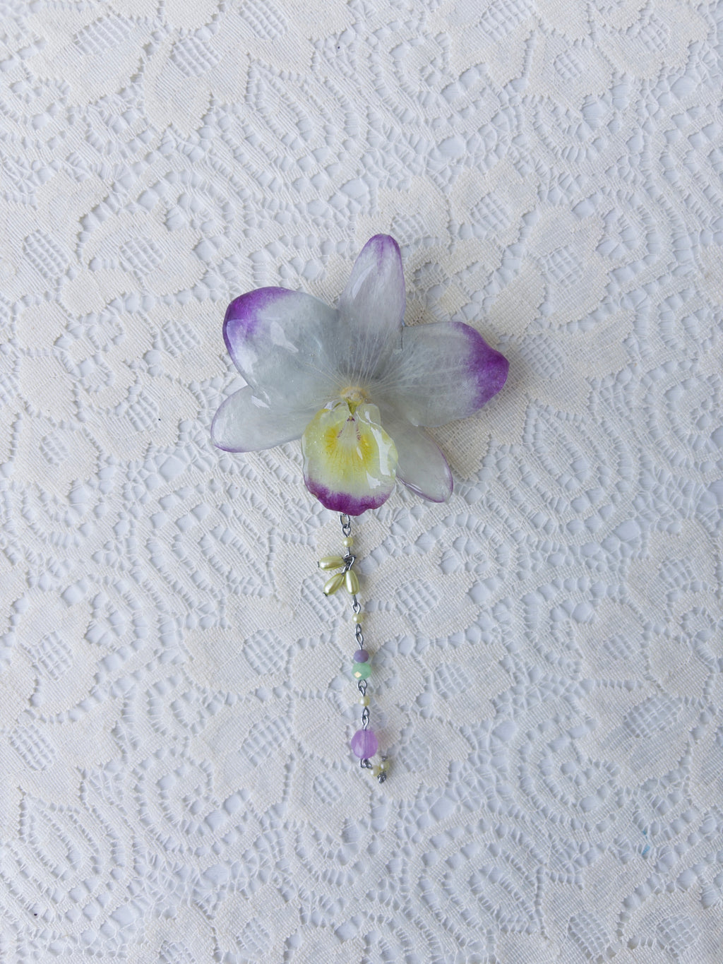 Orchid Hair Clip
