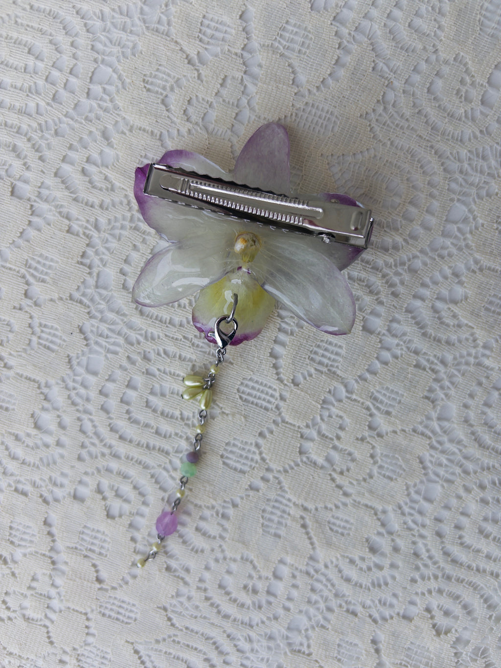 Orchid Hair Clip