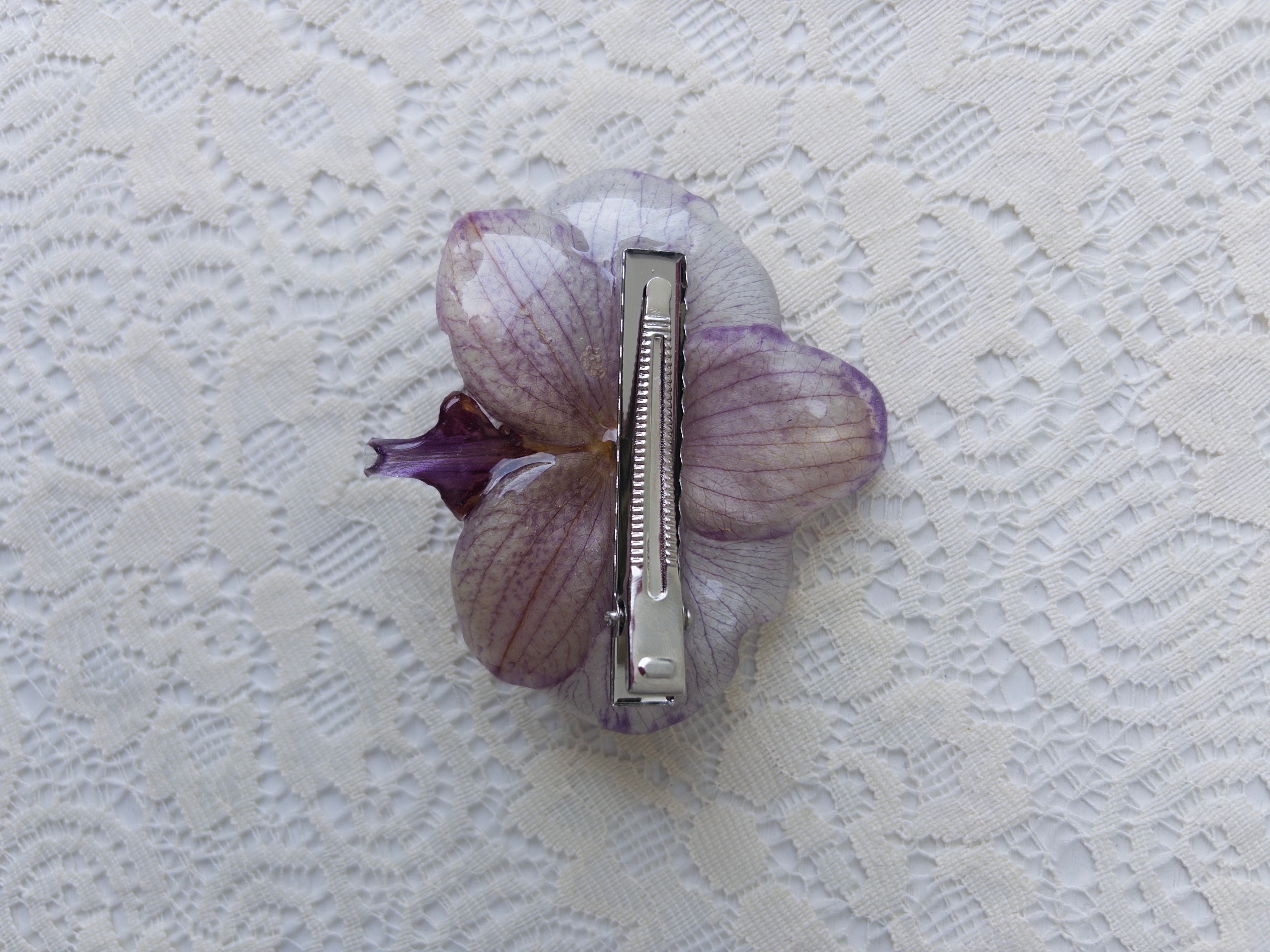 Orchid Hair Clip
