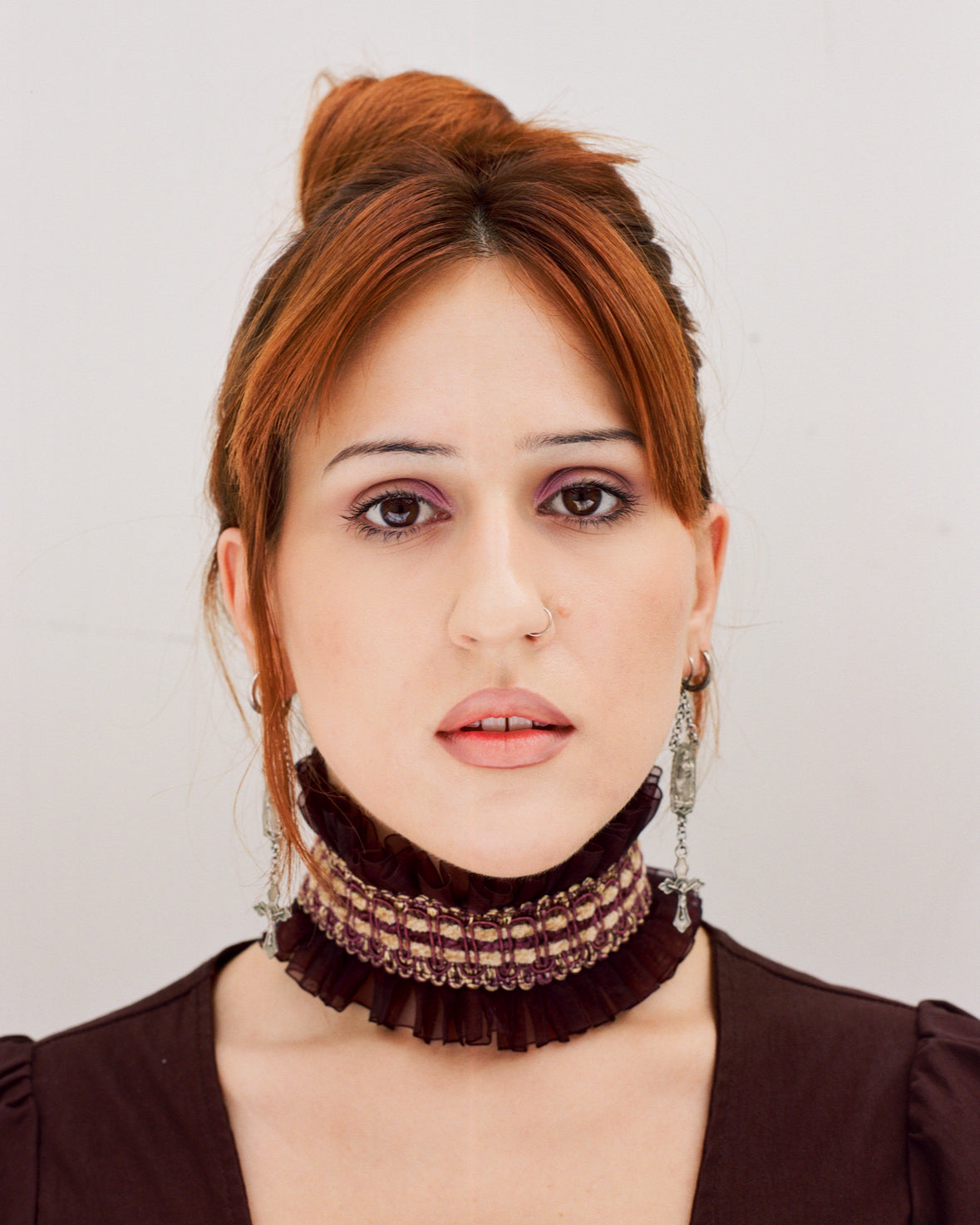 Plum Clown Collar