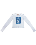 Cyanotype Long Sleeve Baby Tee