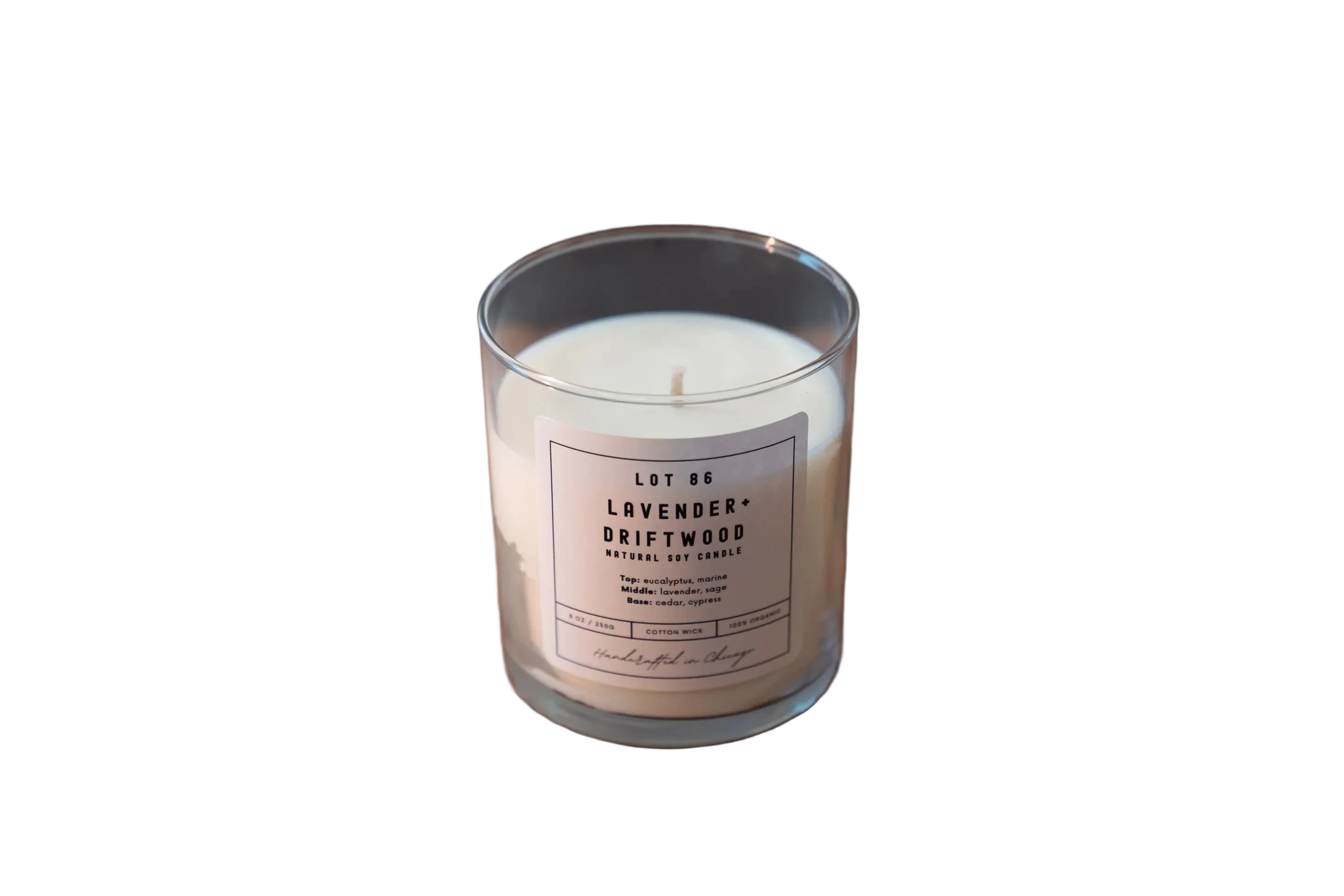 Lavender Driftwood Candle